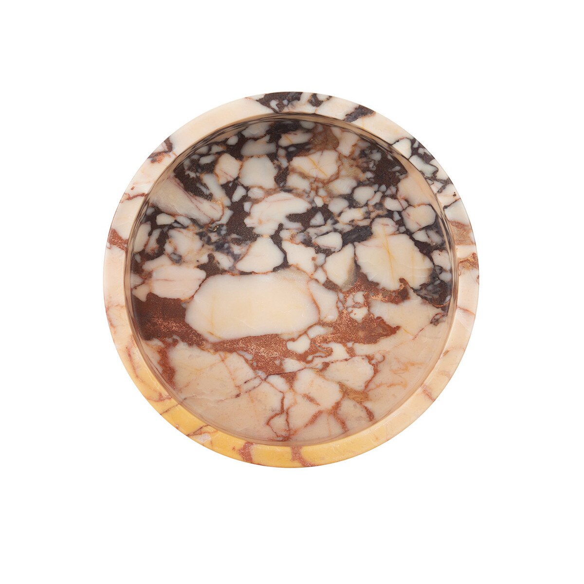 Amethyst Breccia Bowl side profile