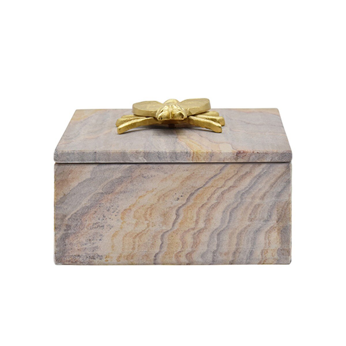 Apiary Marble Box bee detail