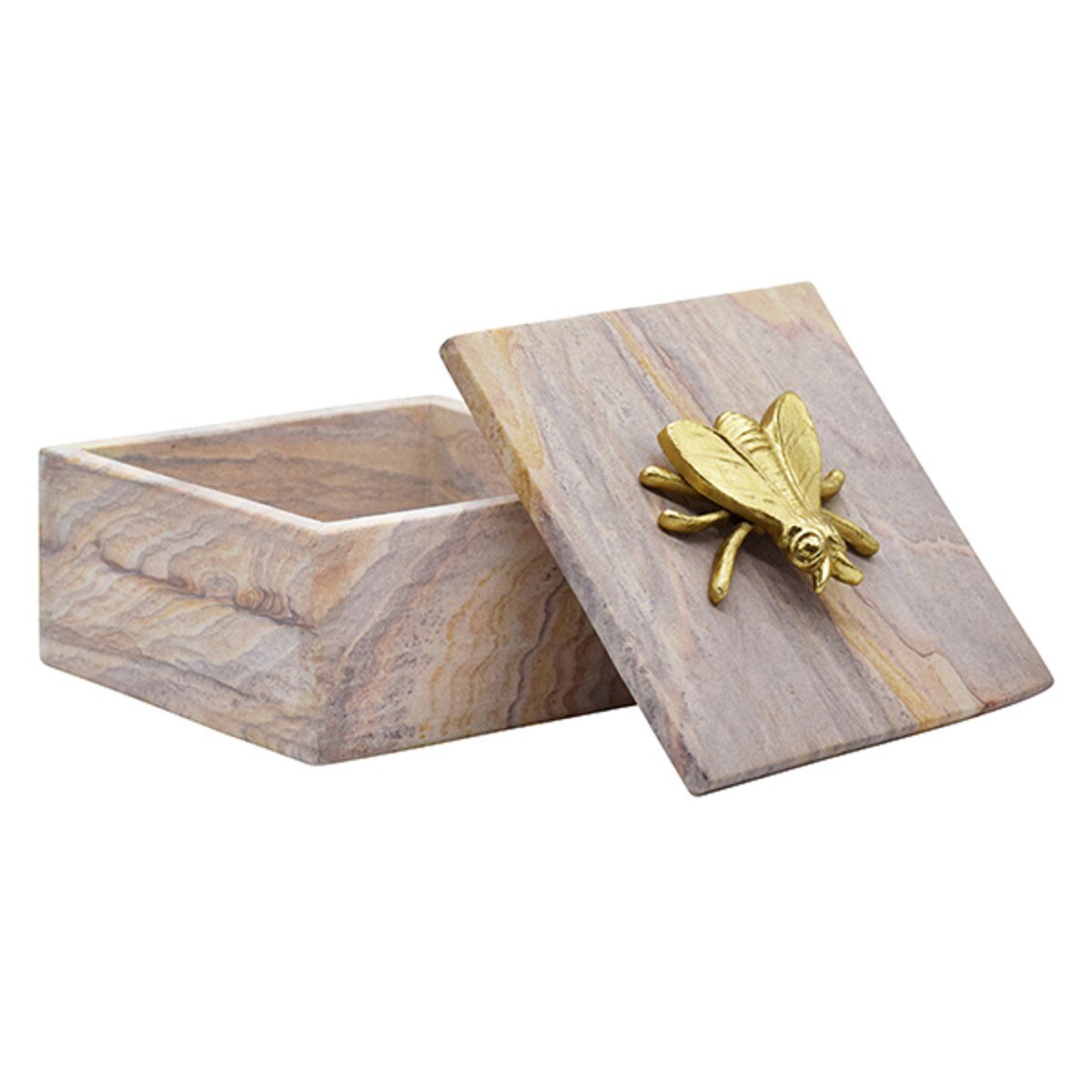 Apiary Marble Box styled on dresser