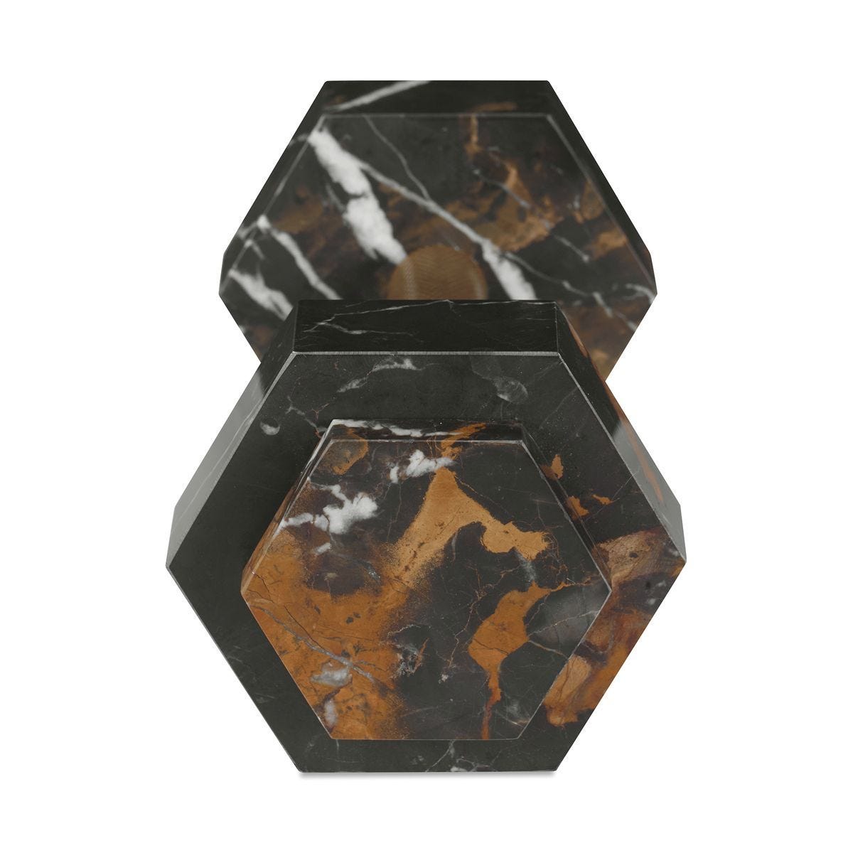 Asher Marble Dumbbell Sculpture — by Rachel Blindauer