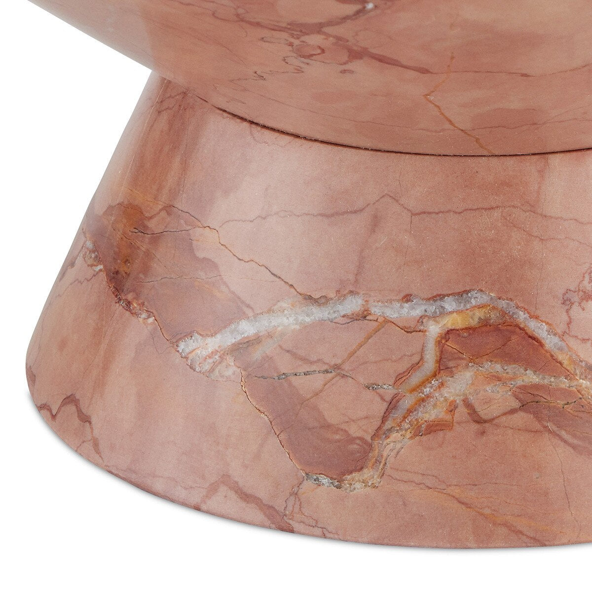 Blush Marble Bowl side profile