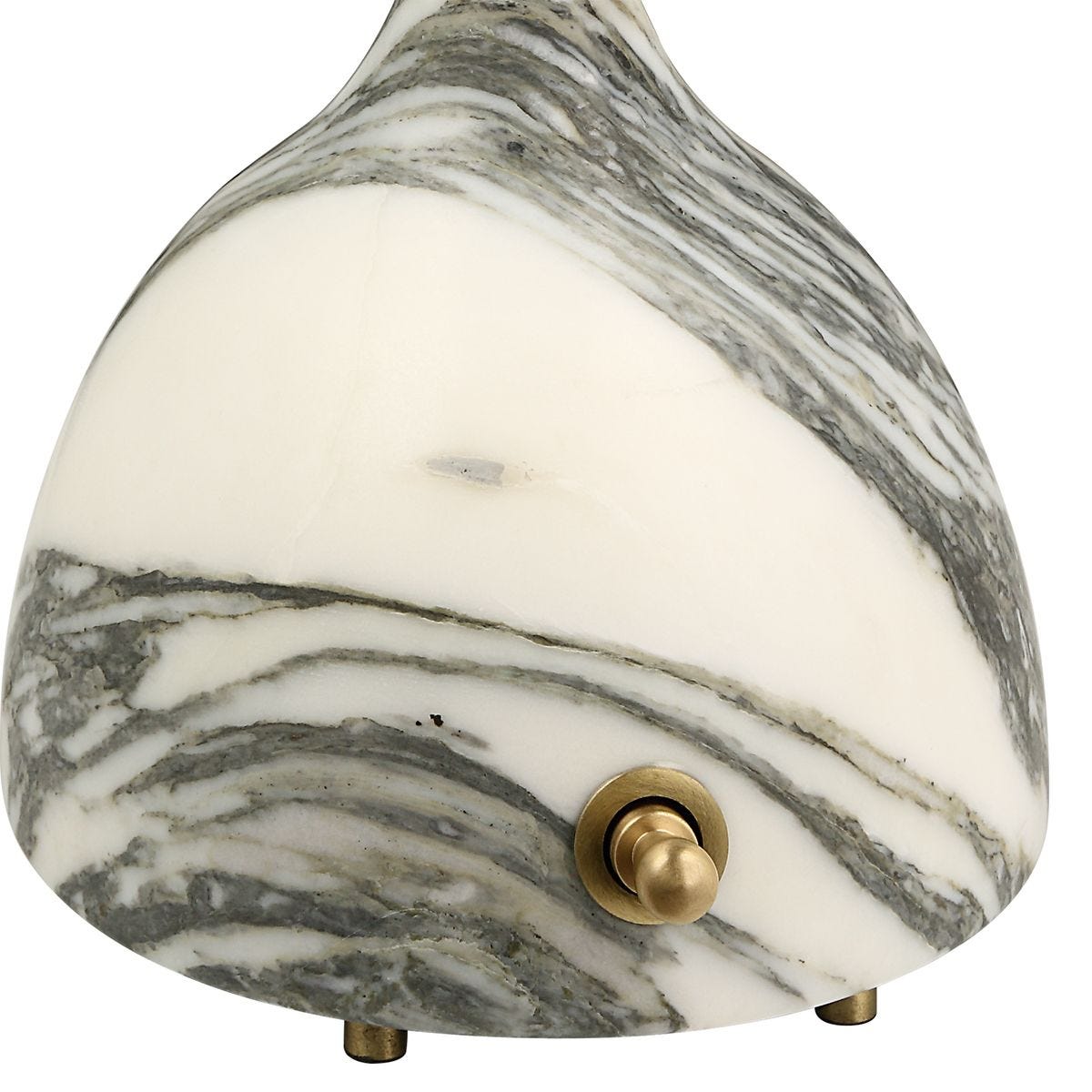 Cascata Marble Buffet Lamp - marble base detail