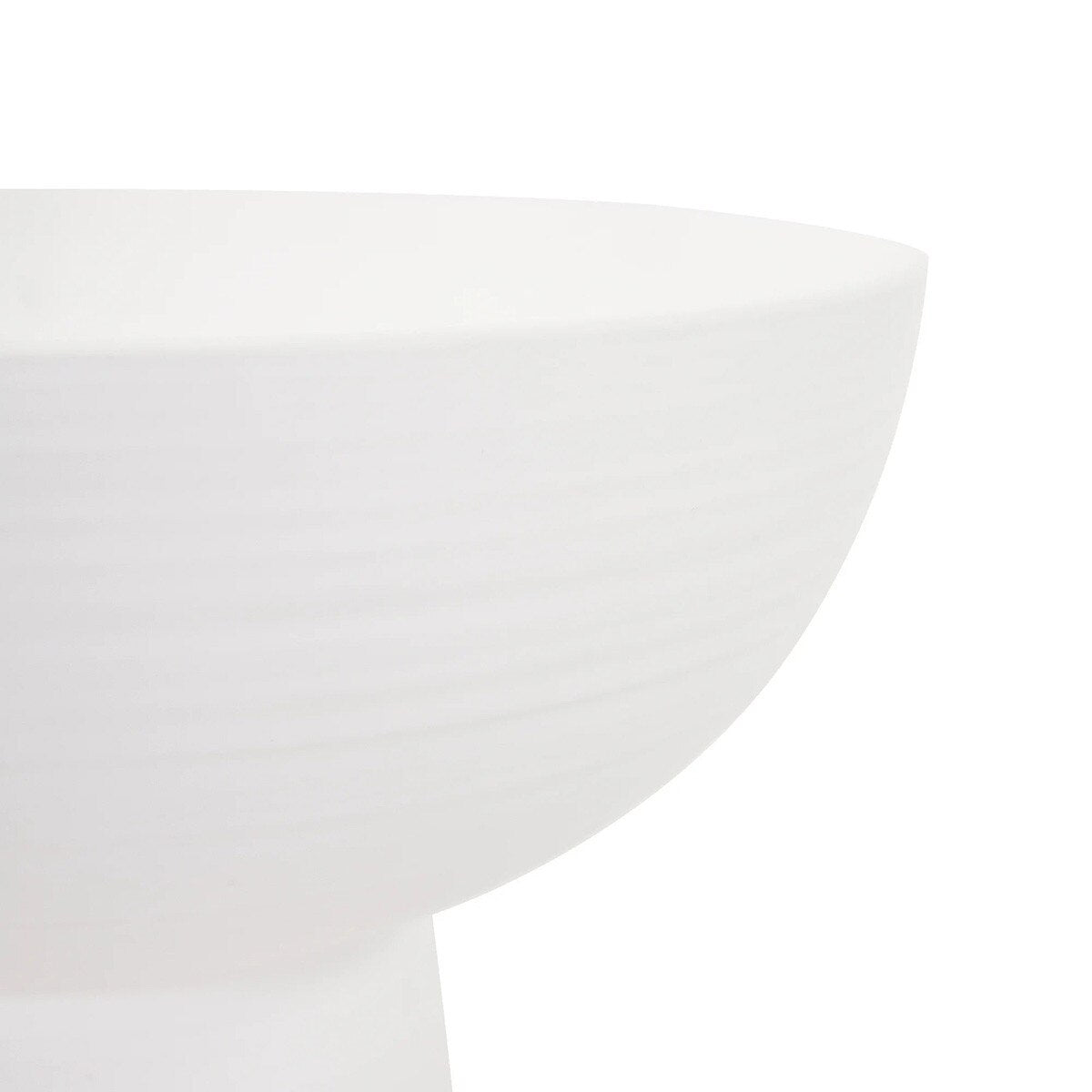 Chalk Ceramic Bowl top view