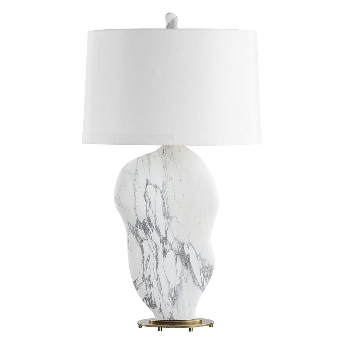 Contour Marble Table Lamp shade detail
