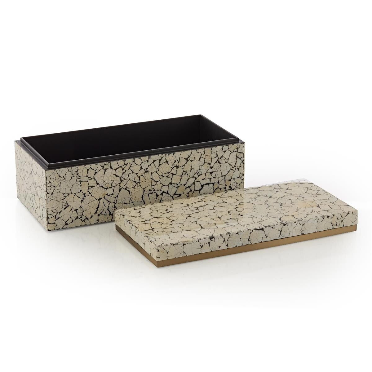 Eggshell Mosaic Box lid detail