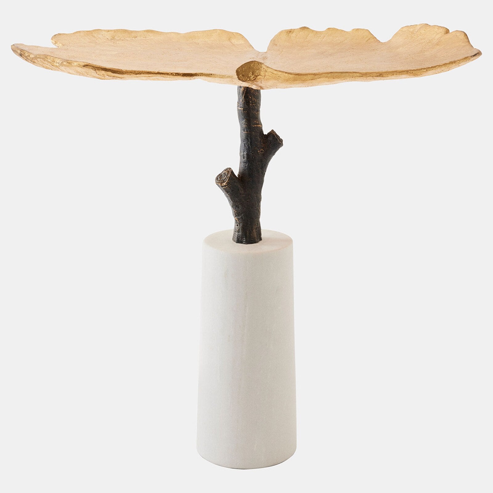 Global Views Ginkgo Leaf Side Table