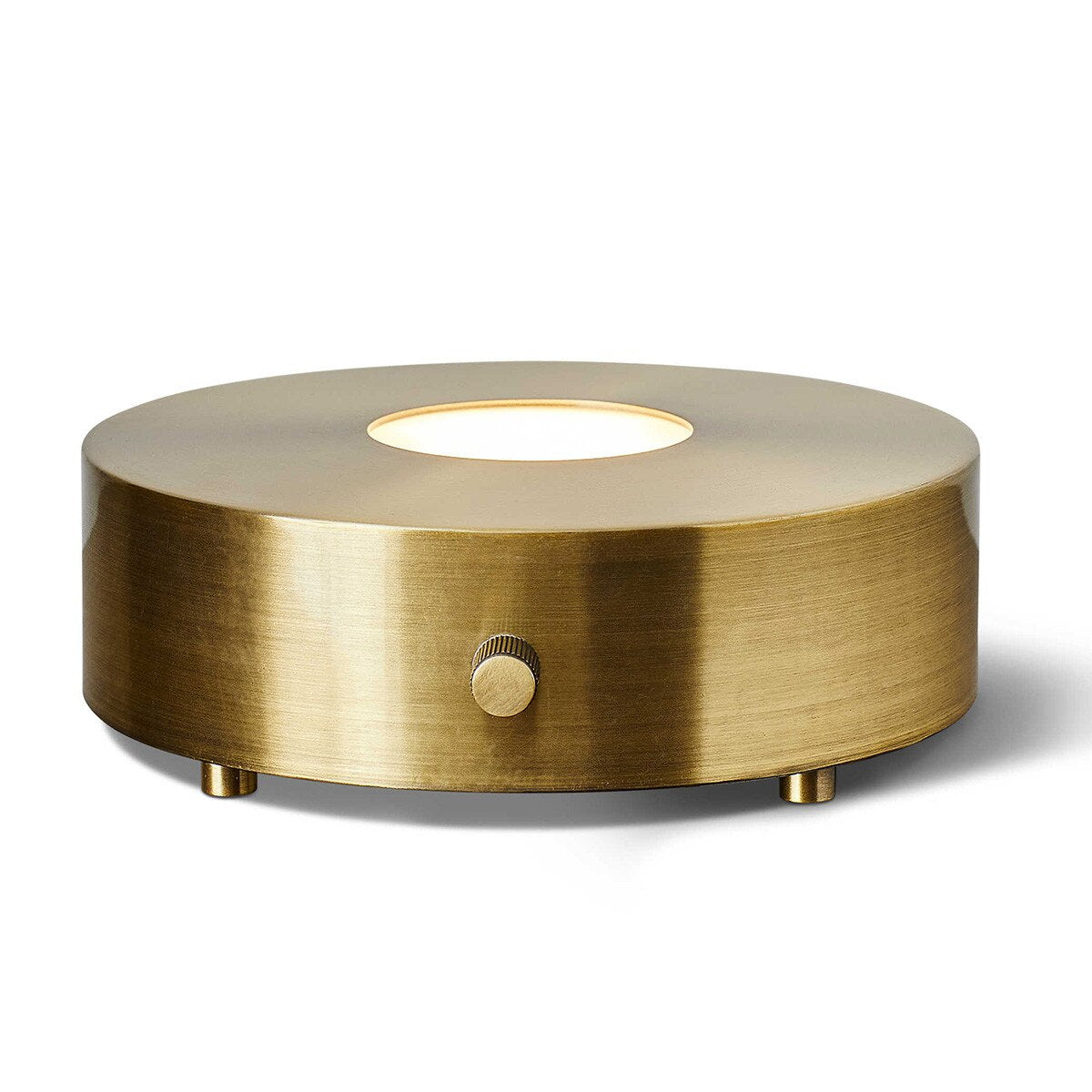 Gleam Illuminated Riser in antique brass finish