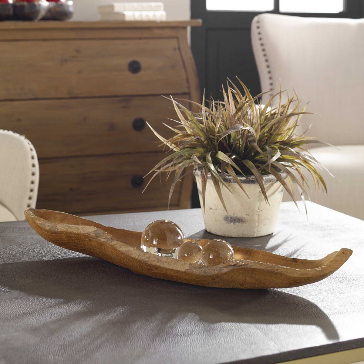 Grove Teak Bowl alternate angle