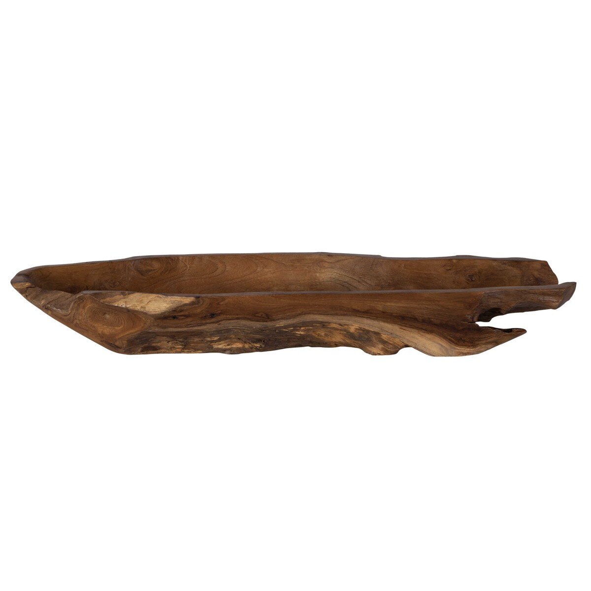 Grove Teak Bowl handcrafted natural wood