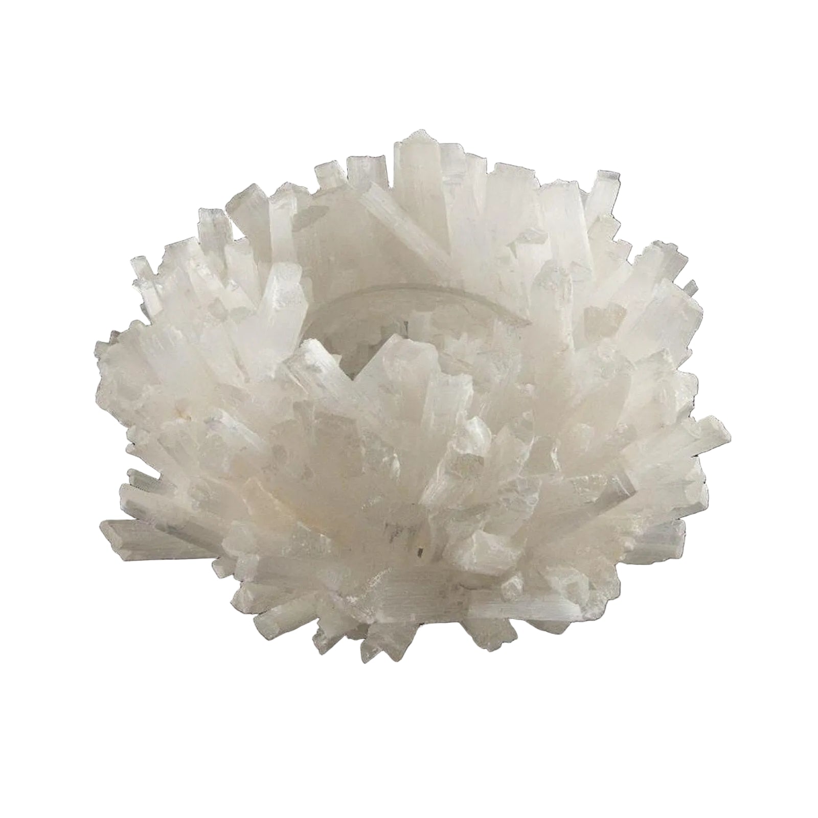 Selenite Satin Spar Bowl - detail