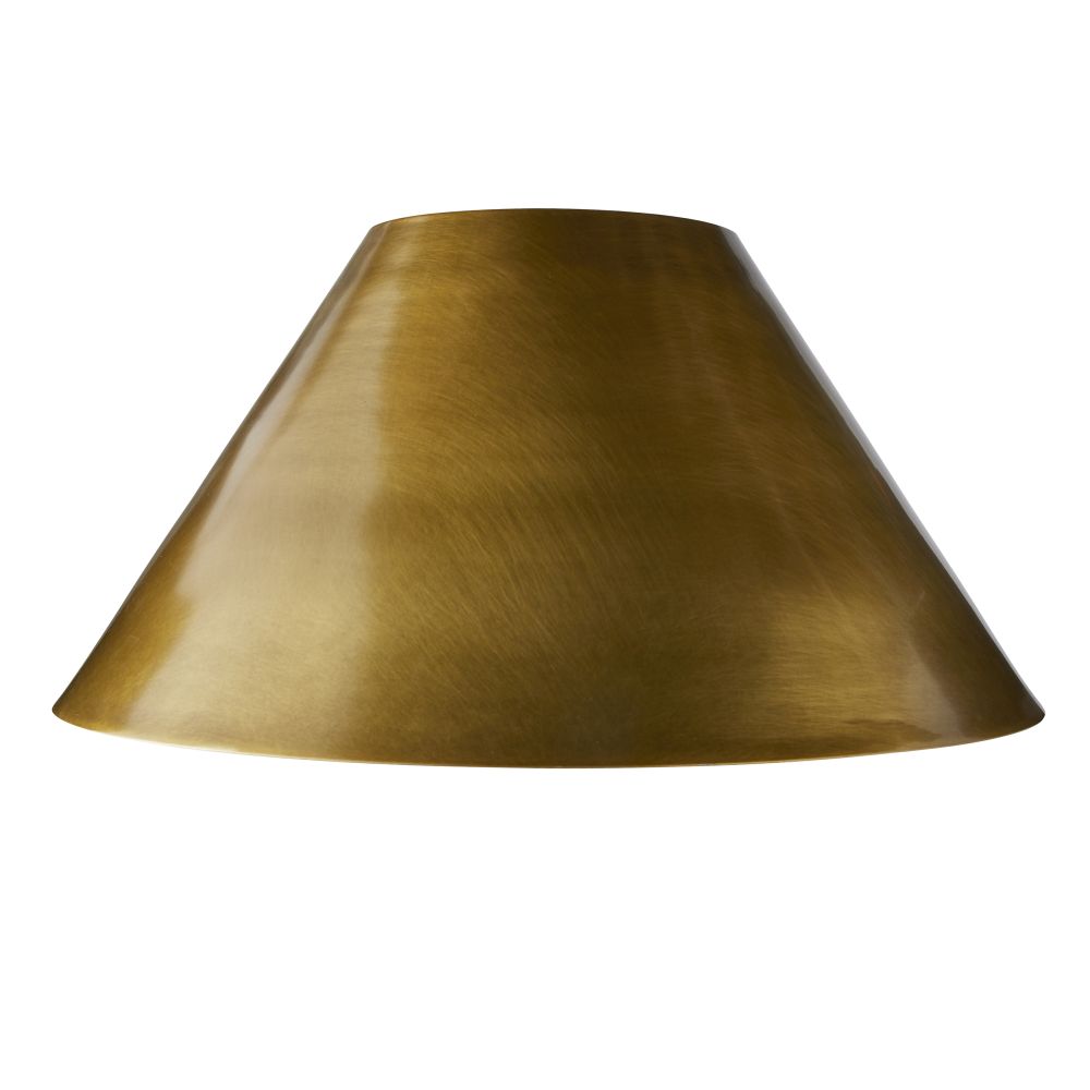 Marais Table Lamp with Calacatta Viola marble base and antique brass shade—30.5" sculptural accent lighting by Rachel Blindauer