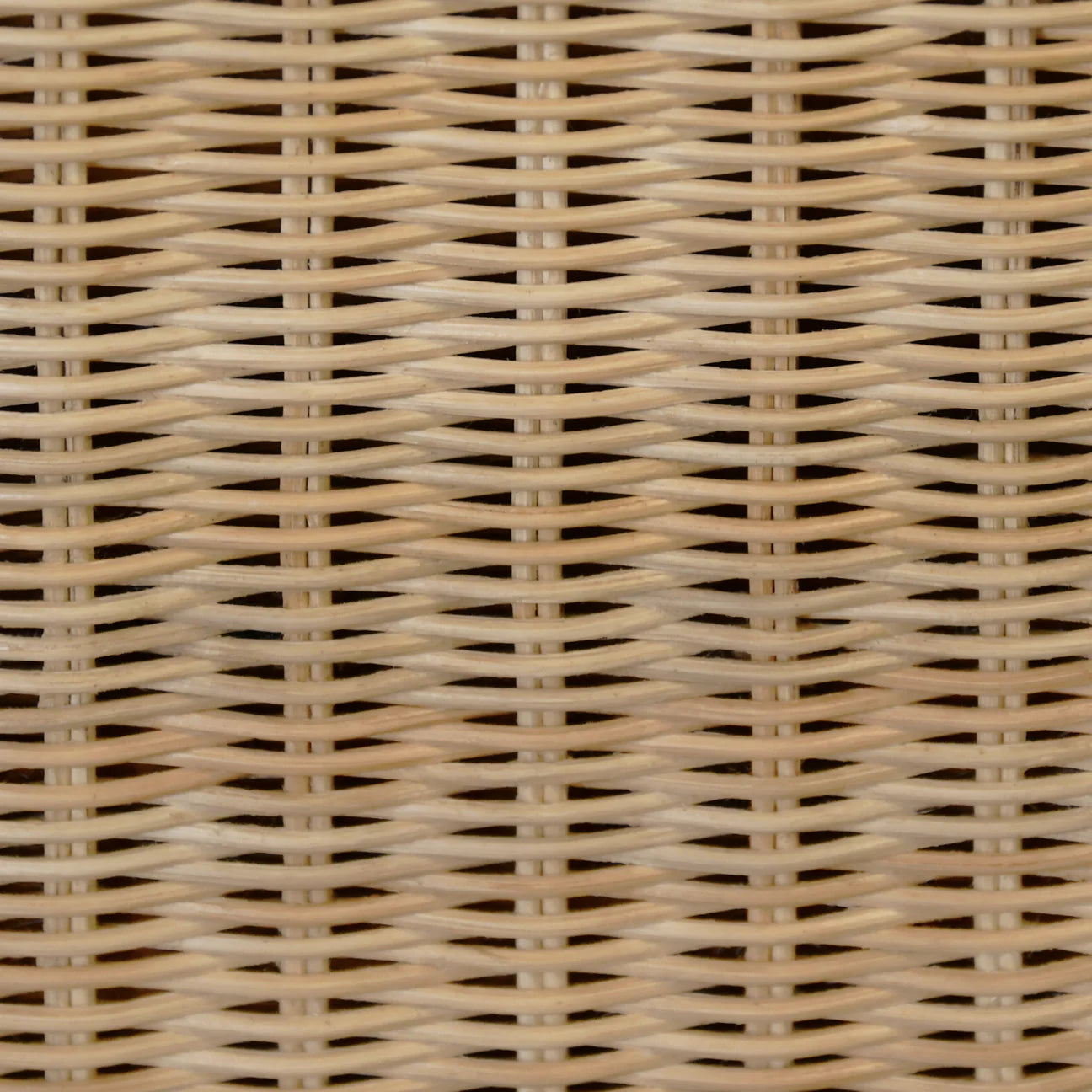 Detail of Woven rattan chest