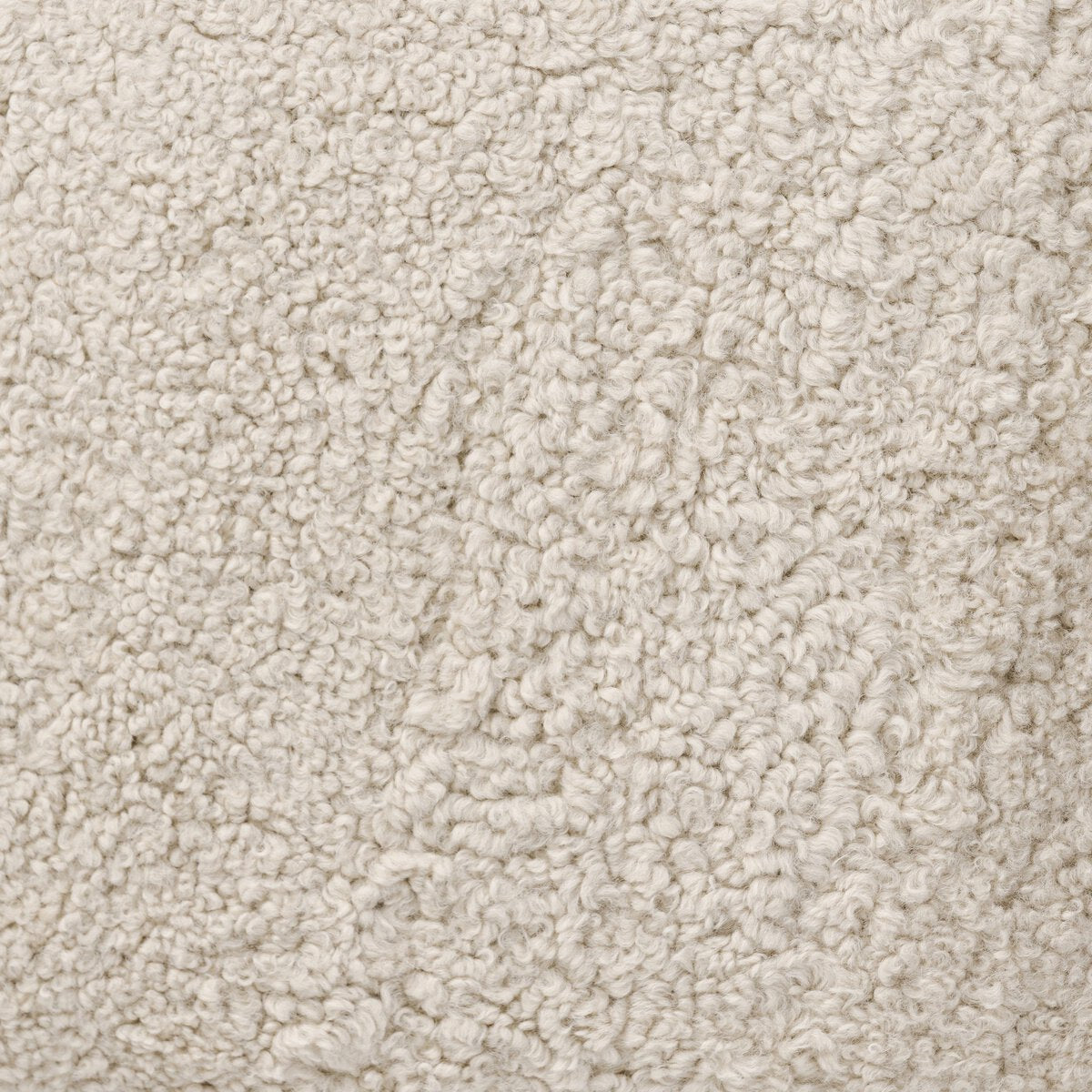 Close-up of upholstery shearling texture