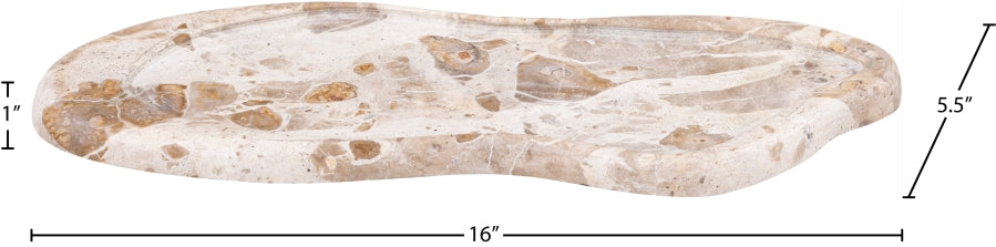 Forma Marble Curve Tray