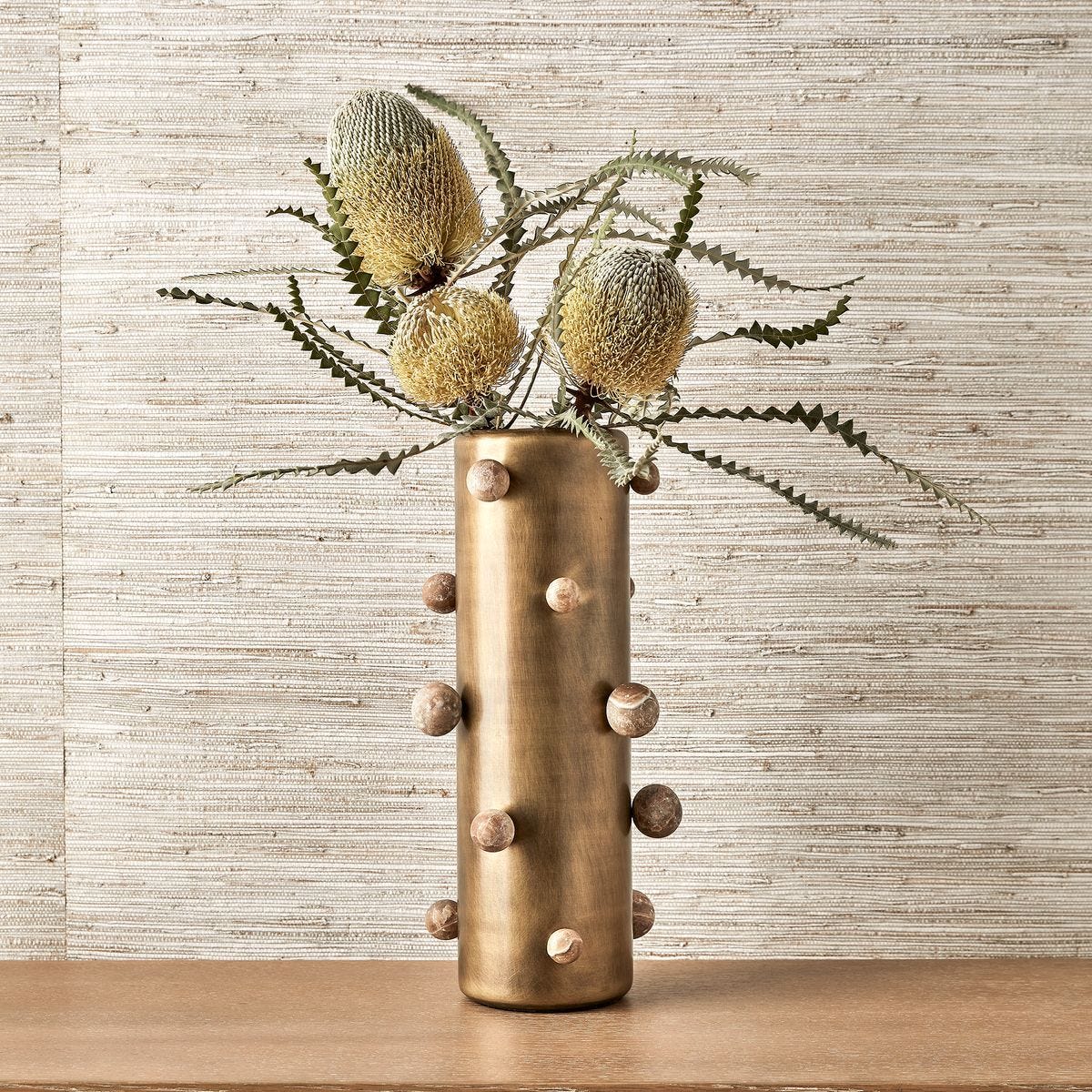 Perle Onyx Sphere Vase — by Rachel Blindauer