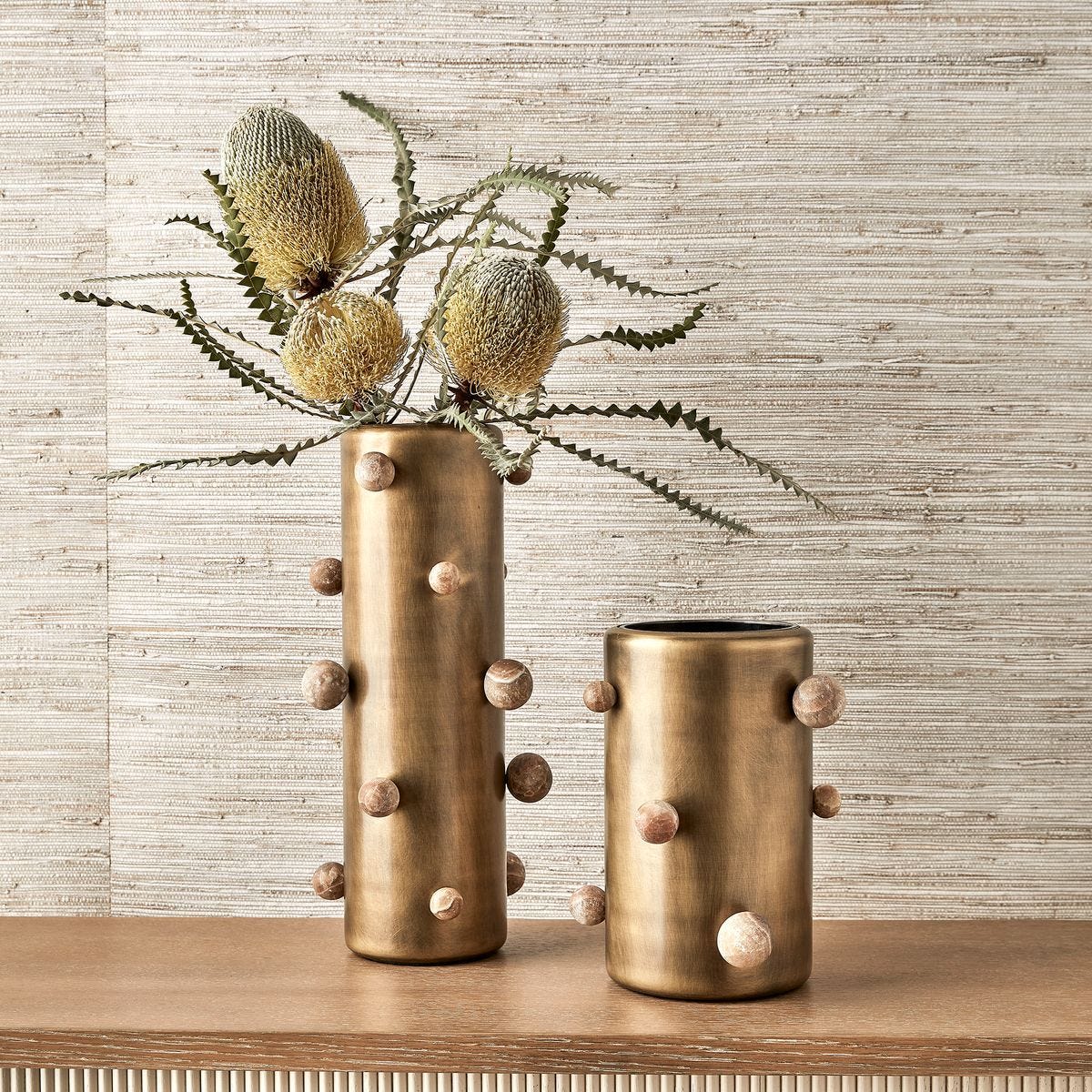 Perle Onyx Sphere Vase — by Rachel Blindauer