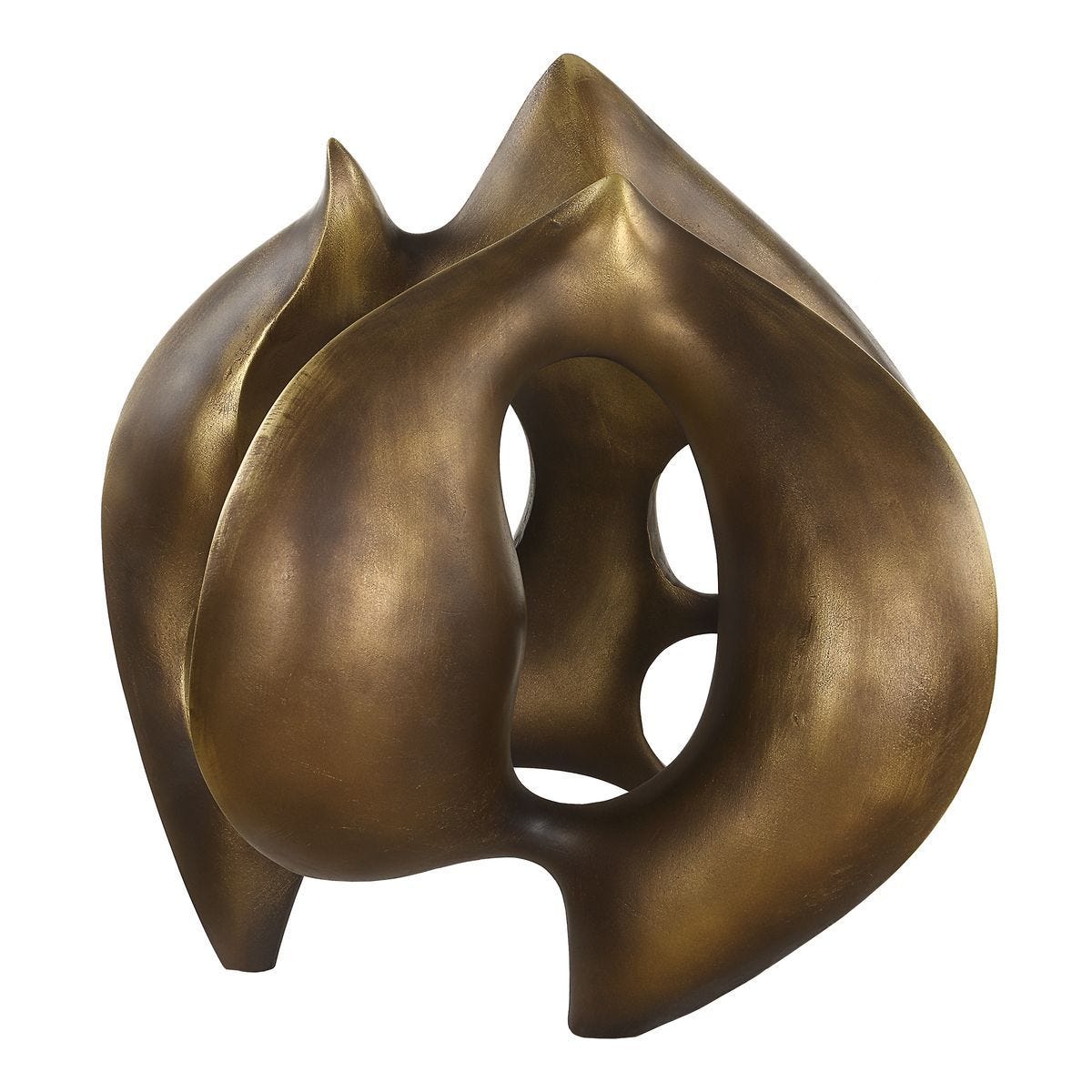 Seraphine Bronze Flow Sculpture — by Rachel Blindauer