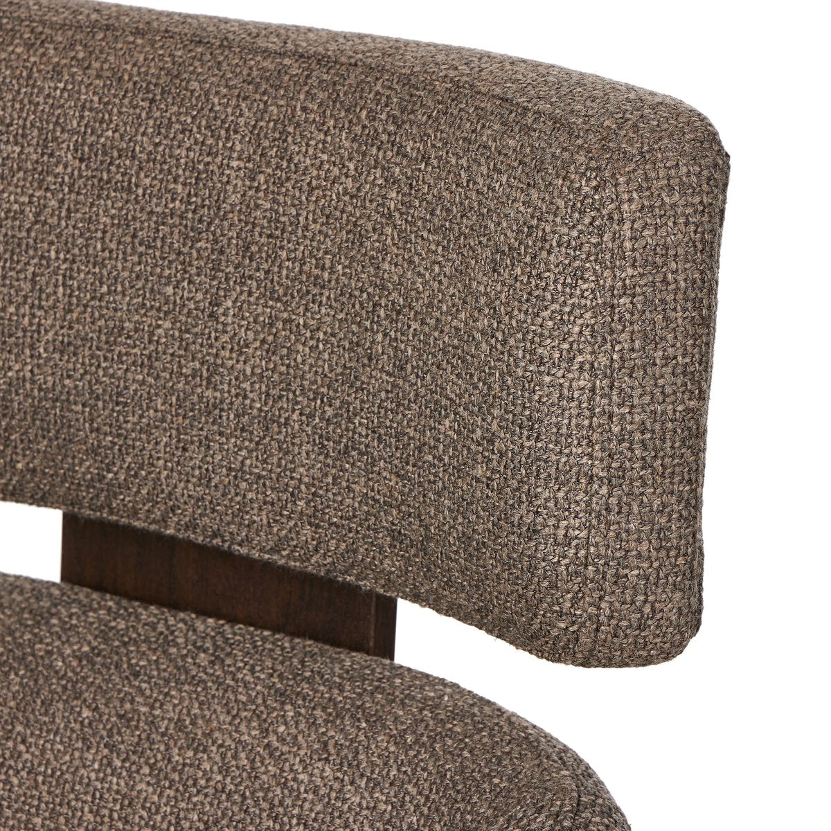 Arden Swivel Desk Chair in Mink Performance Fabric