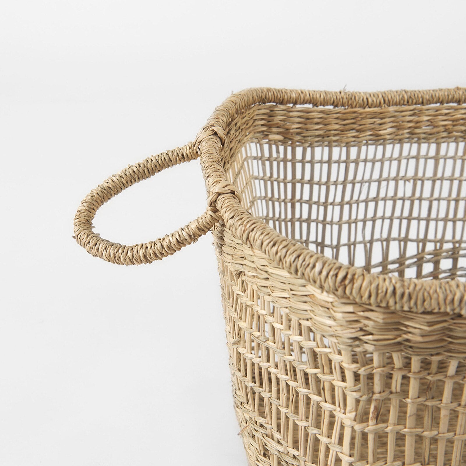 Tulum Seagrass Baskets side profile