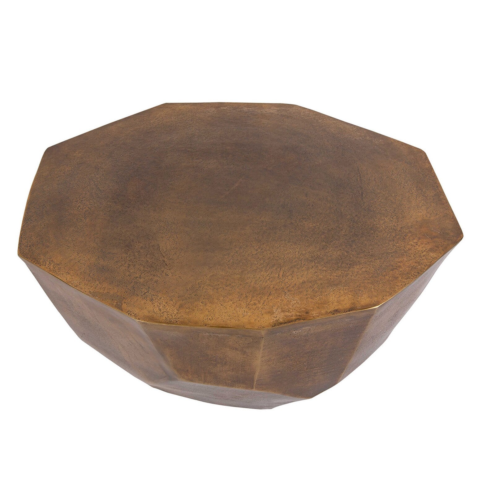 Uttermost 28" Cathenna Medium Coffee Table - Brass