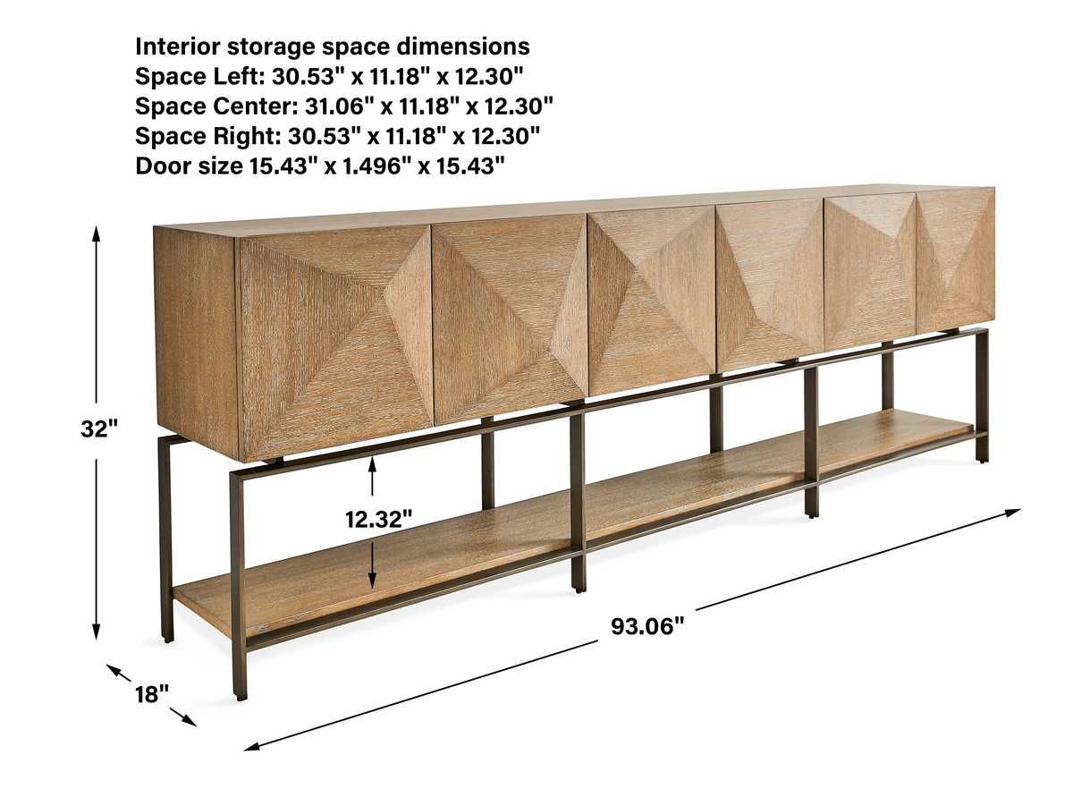 Vauclair Oak Sideboard — by Rachel Blindauer