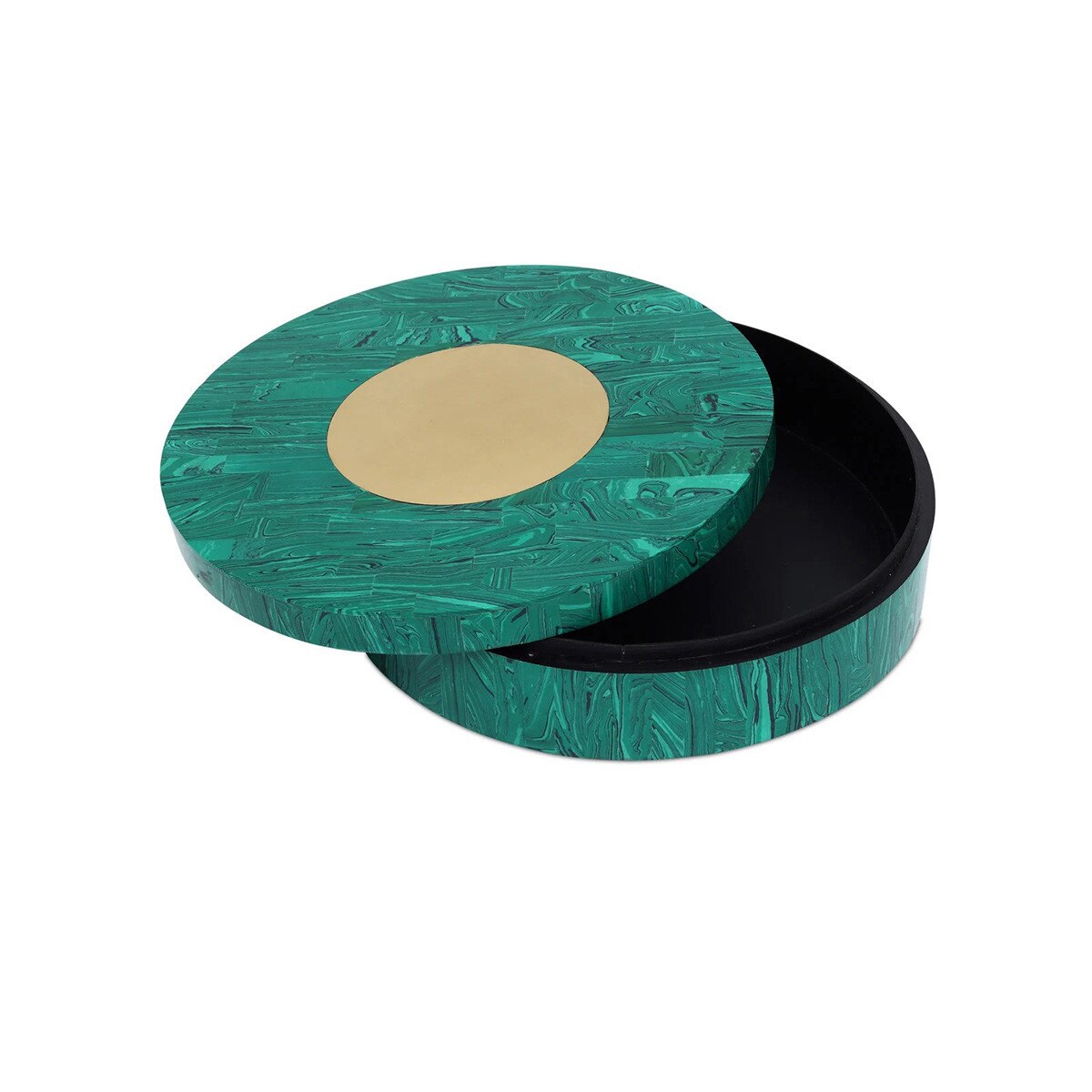 Verdant Malachite Box top view