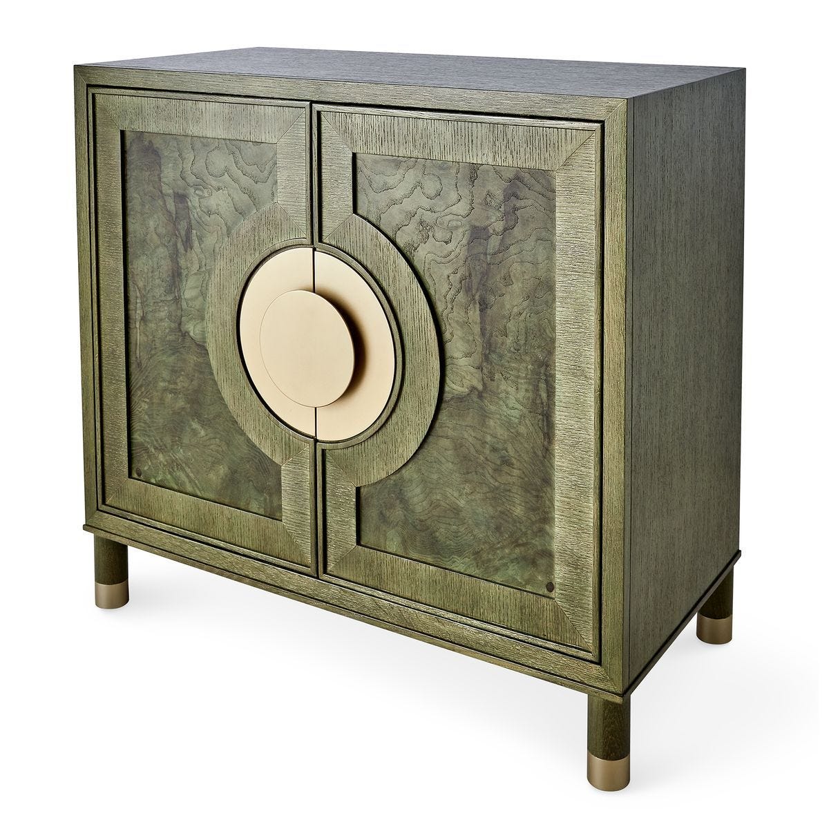 Versailles Olive Burl Cabinet — by Rachel Blindauer