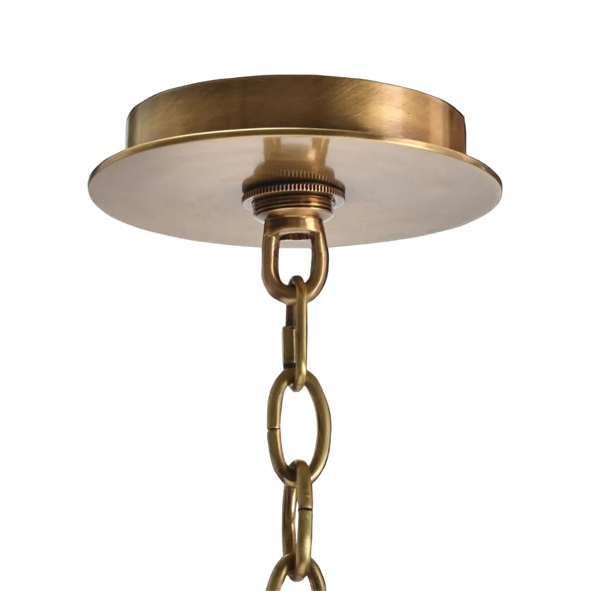 Chatsworth Acrylic & Brass Chandelier detail