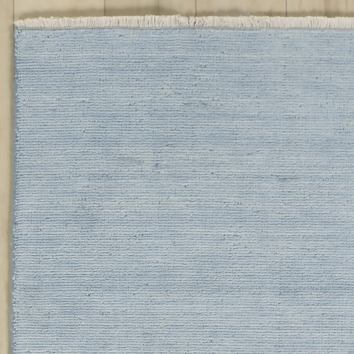 Ashcroft Hand-Loomed Wool Rug — Dusty Blue