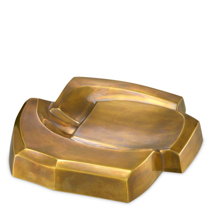 Belgrave Brass Sculptural Bowl detail