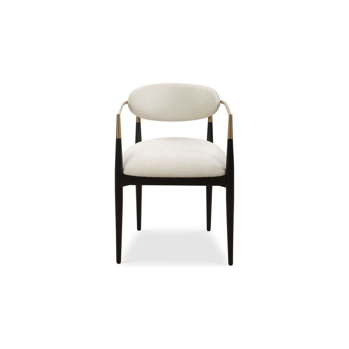 Calder Dining Armchair in pale grey — Rachel Blindauer