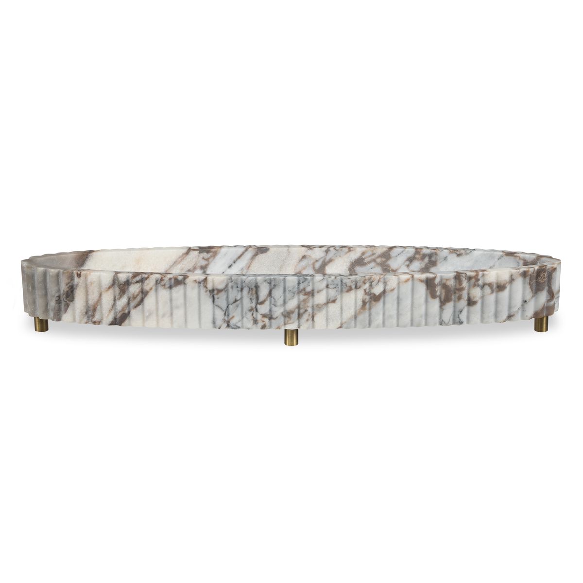 Canyon Fluted Stone Bowl