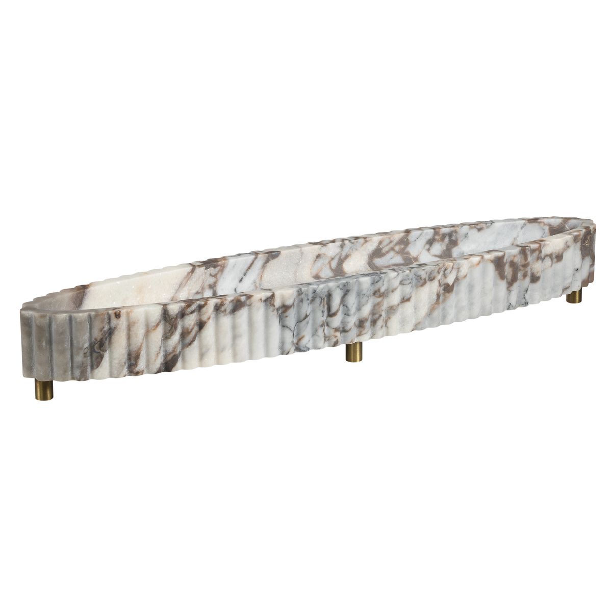 Canyon Fluted Stone Bowl