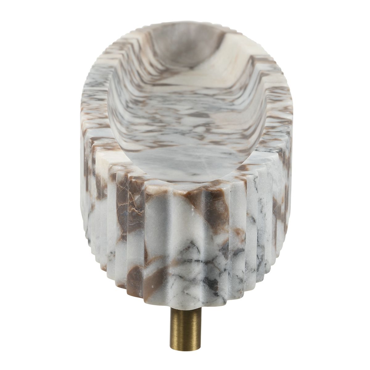Canyon Fluted Stone Bowl