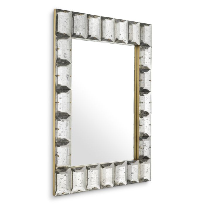 Chamonix Beveled Glass Mirror, angled view