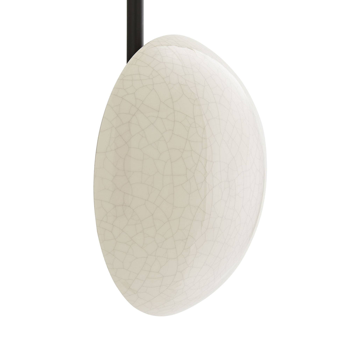 Constellation ivory crackle ceramic sconce, additional view
