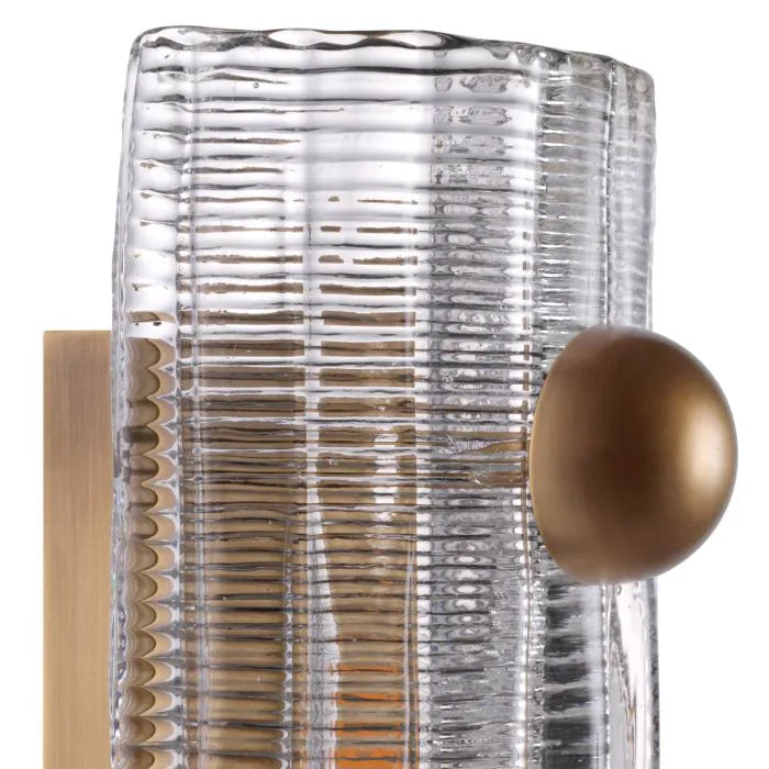 Marseille Fluted Glass Wall Sconce