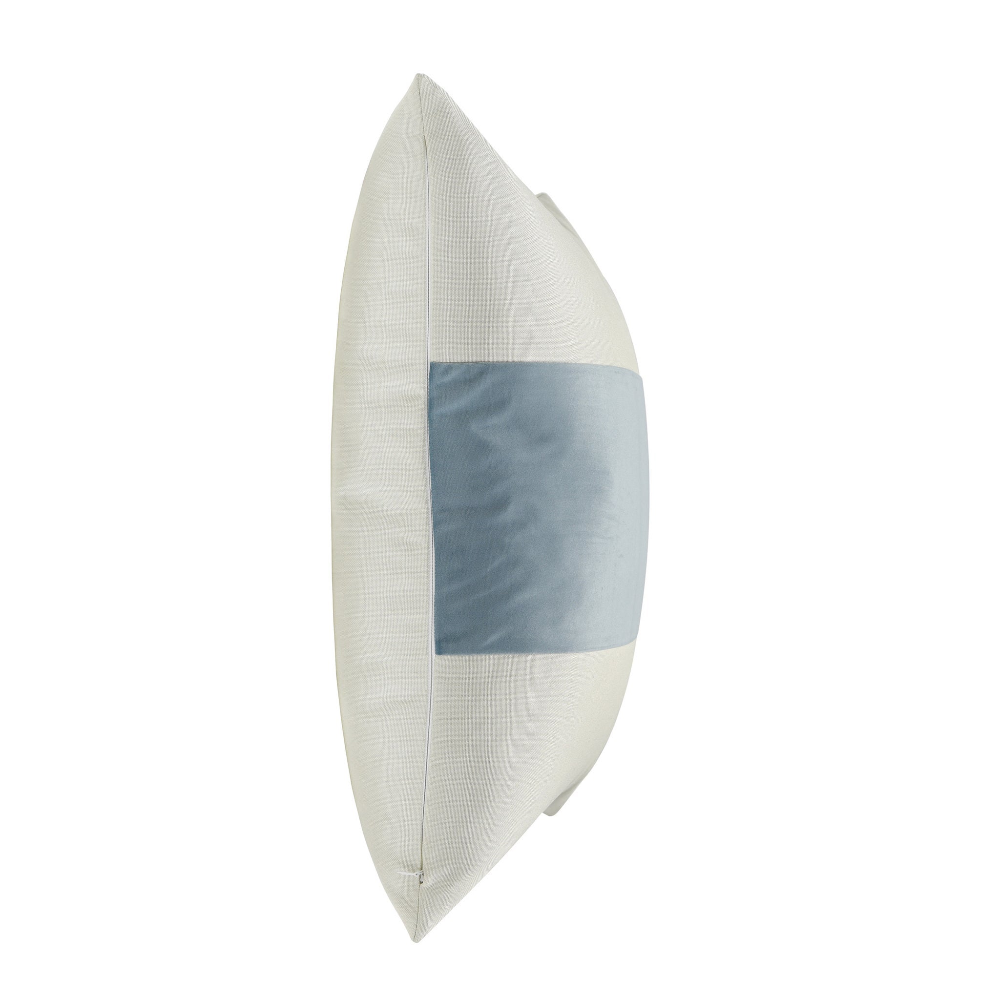 Two-Tone Banded Throw Pillow detail