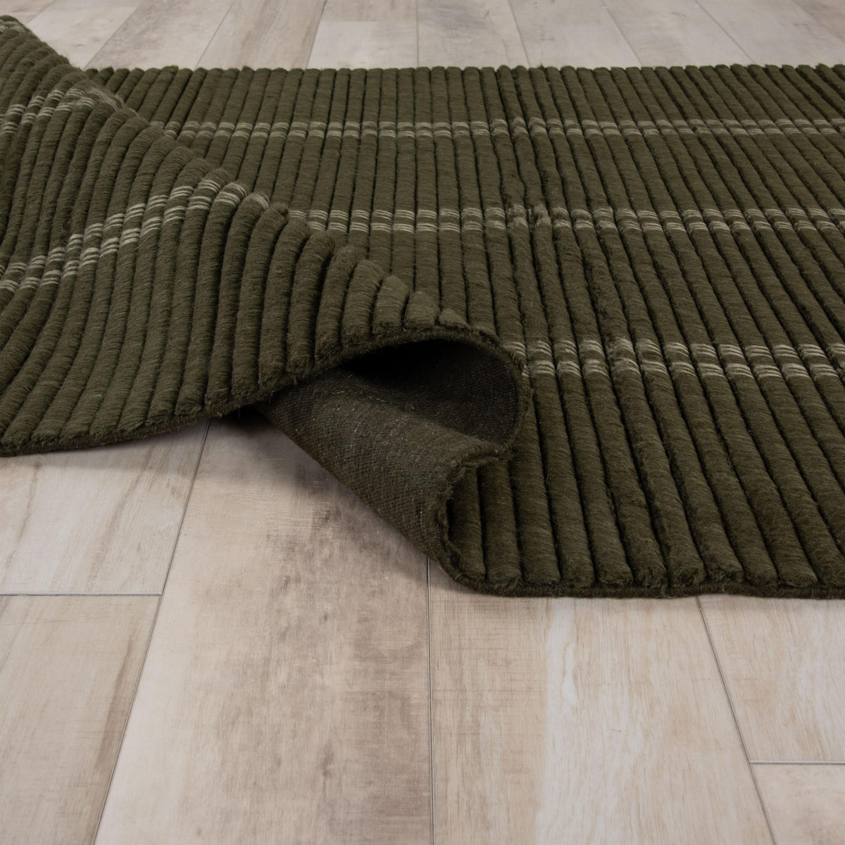 Reverie Hand-Loomed Wool Rug — Green