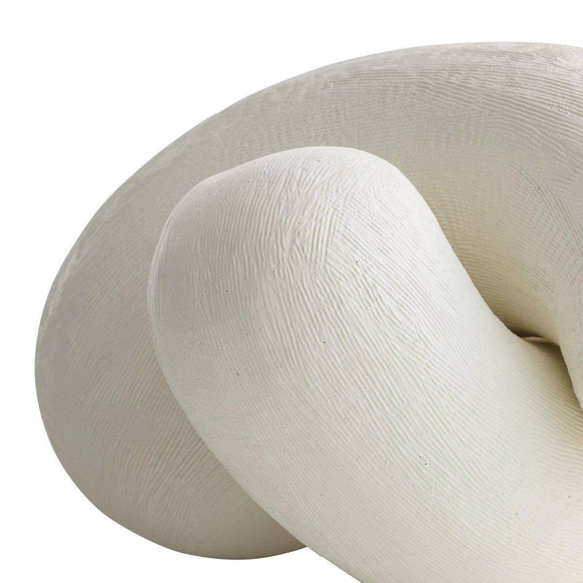 Entwine white knot sculptures, additional view