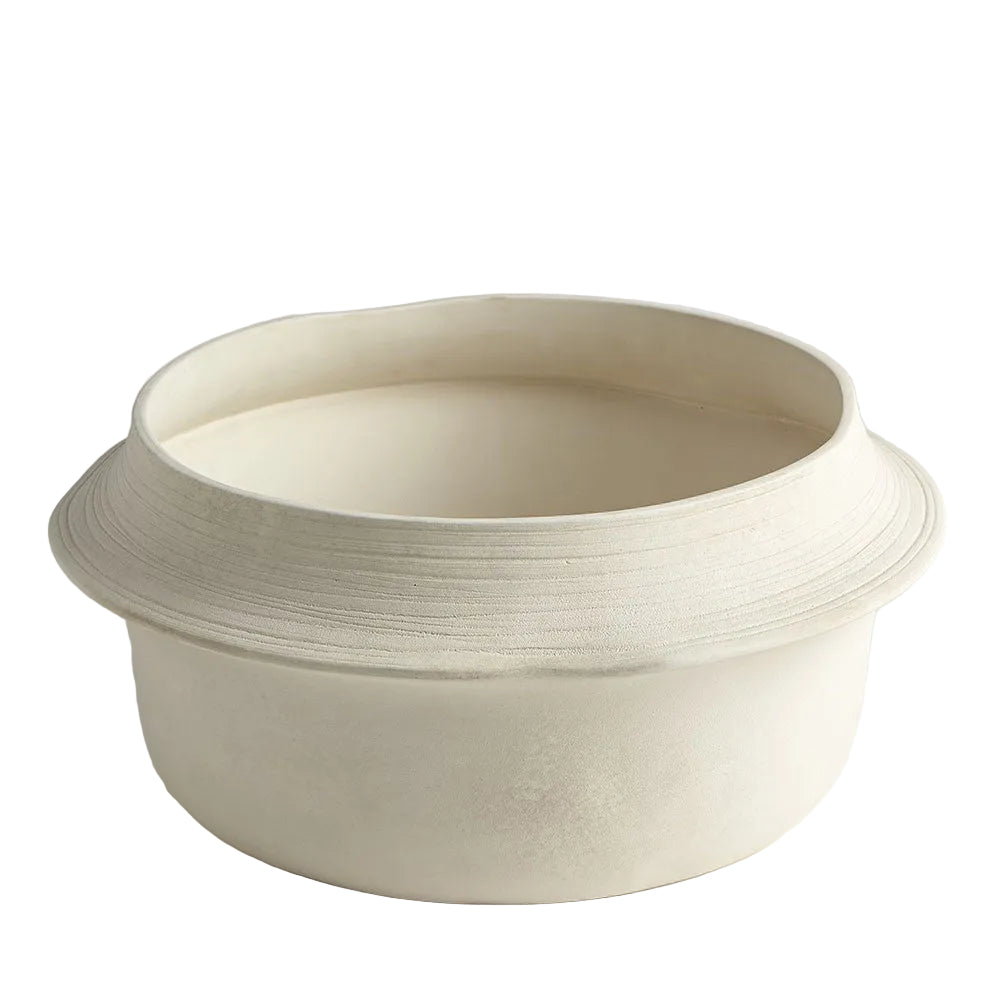 Fladis Bowl, Matte Cream Marble — Rachel Blindauer