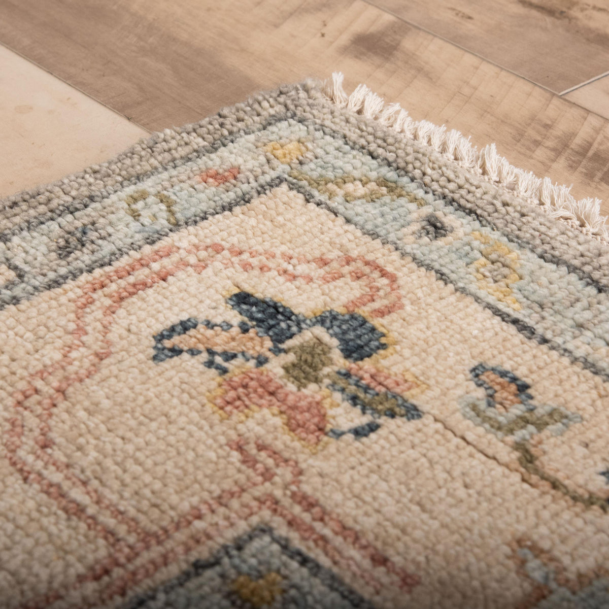 Heritage Hand-Knotted Wool Rug — Gray