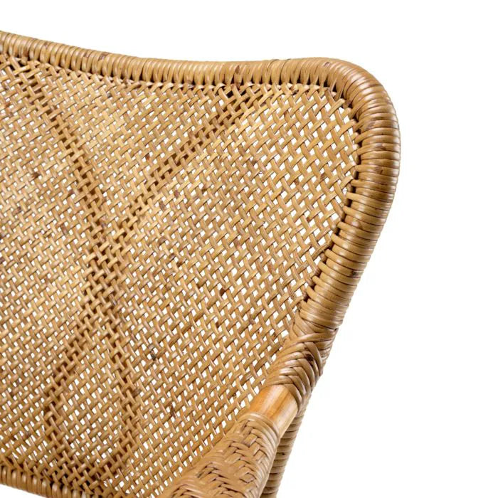 Havana Dining Armchair in Honey Rattan