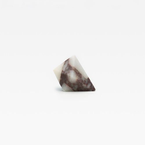 Facet Marble Cabinet Knob in Viola
