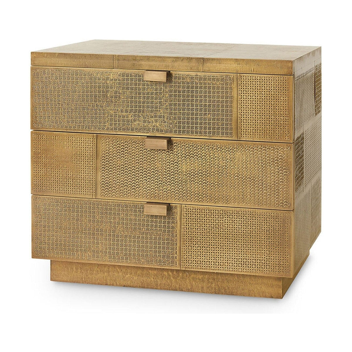 Mark 3-Drawer Side Table
