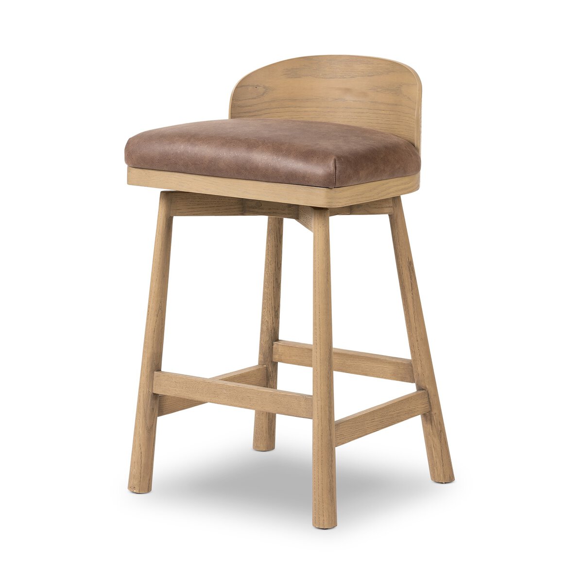 Marlowe Swivel Stool - Espresso Counter - detail