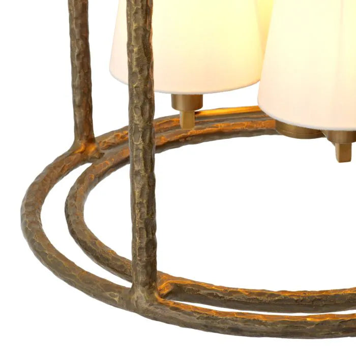 Vernazza Aged Brass Birdcage Pendant