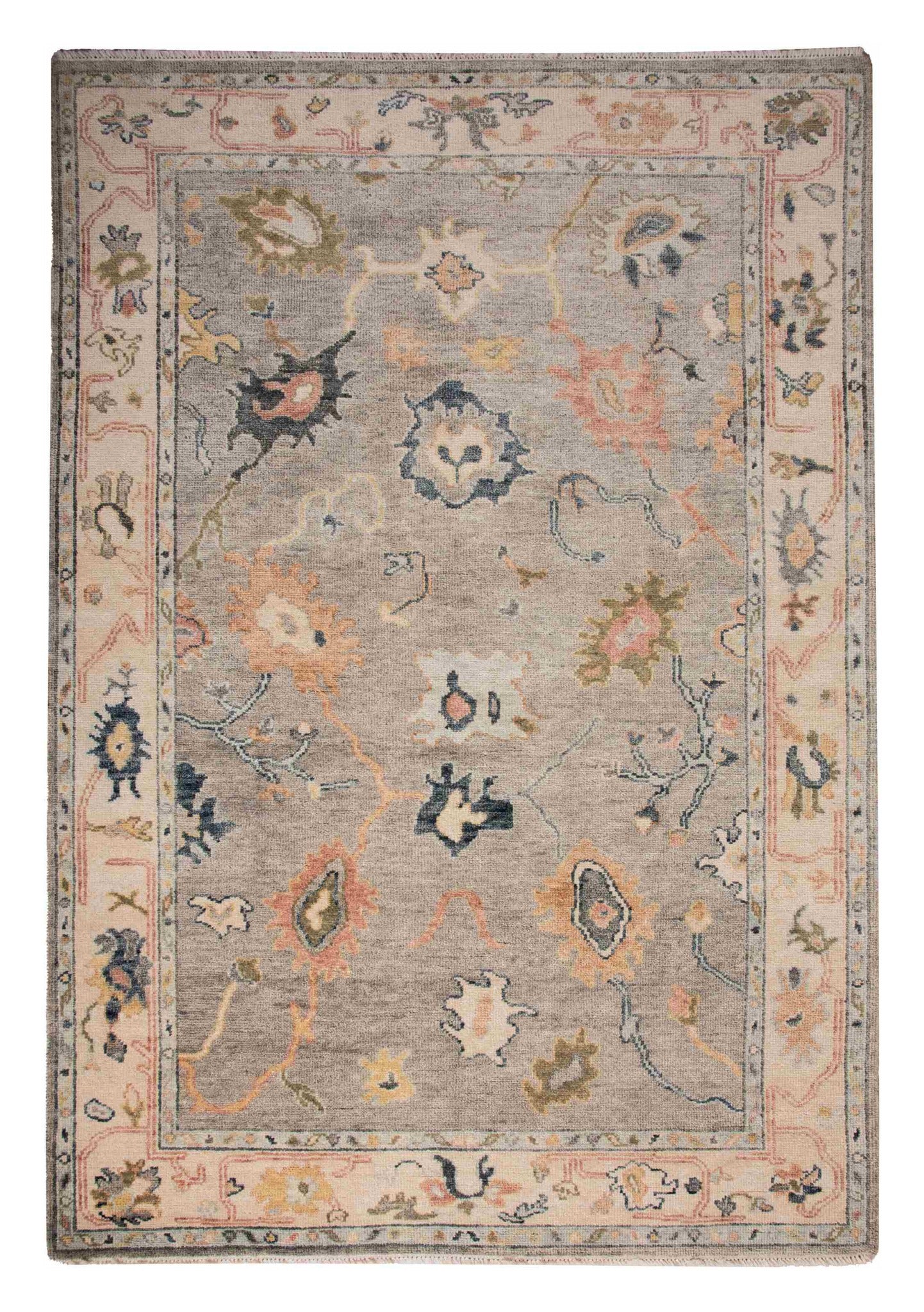Heritage Hand-Knotted Wool Rug — Gray, Rachel Blindauer