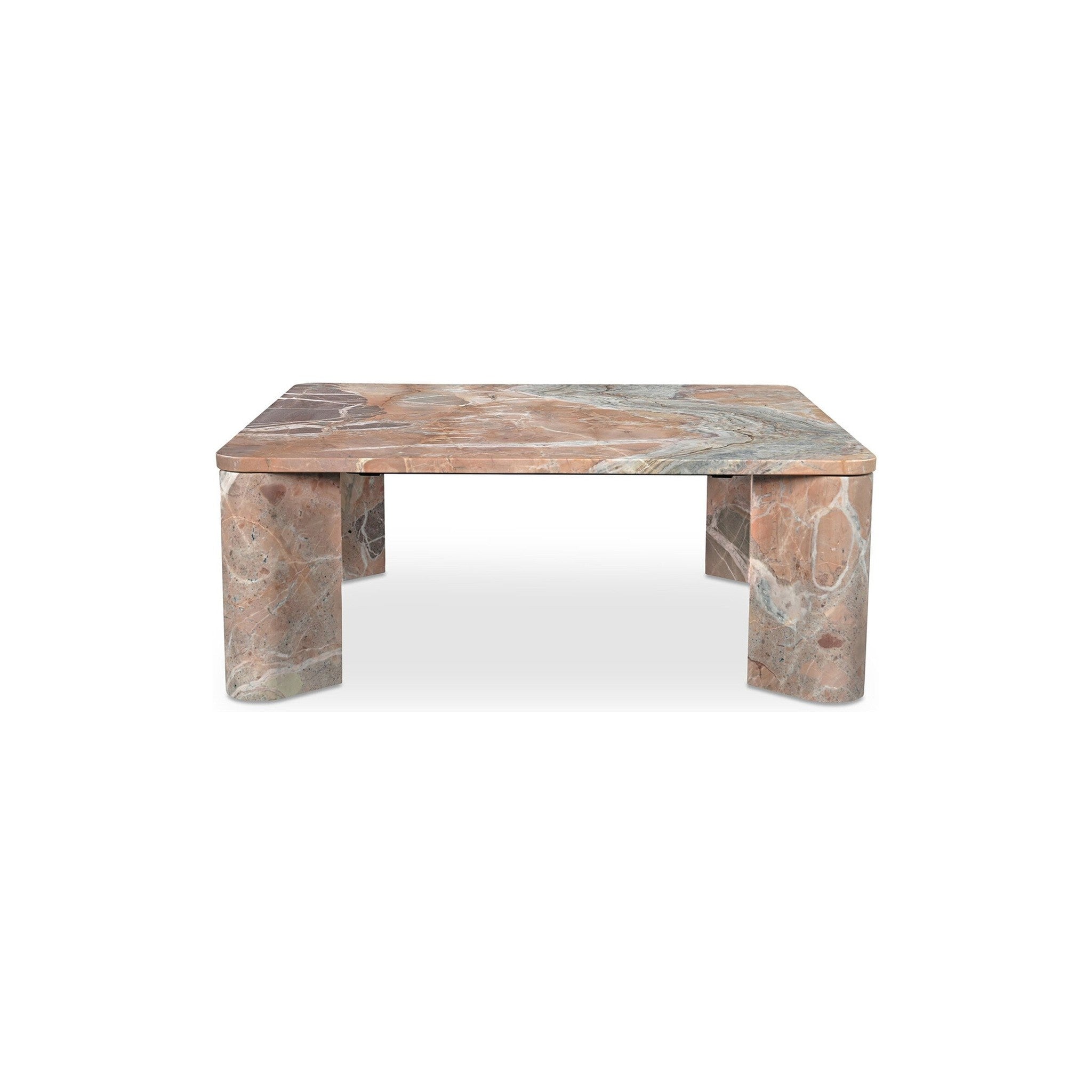 Ravello Coffee Table in orange Levante marble — Rachel Blindauer