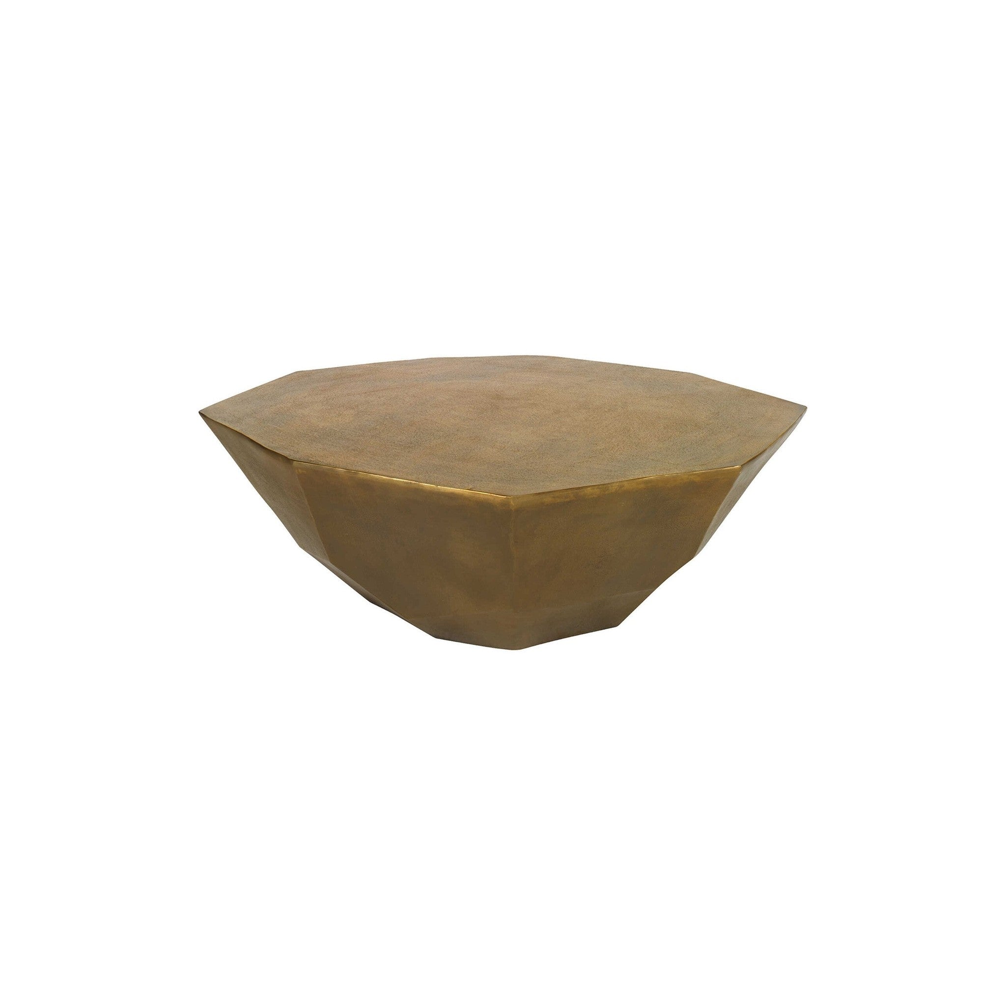 Cathenna Large Coffee Table, Brass